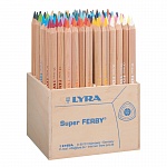 Дисплей цветных карандашей  Lyra Super Ferby, 17.5 см, 96 штук, 24 цвета