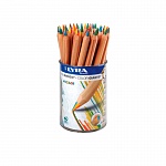 Набор карандашей четырехцветных Lyra Super Ferby 4-color, 6.25 мм, 36 штук, пластиковый стакан