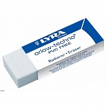 Ластик Lyra Orlow-Techno, для бумаги и фольги, мини, офисный, самоочищающийся, 42 x 18 x 11 мм