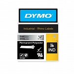 Картридж c полиэстровой лентой для принтеров Dymo Rhino, черный шрифт, 5.5 м х 9 мм
