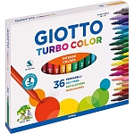 Набор фломастеров цветных Giotto Turbo Color, 2.8 мм, 36 цветов