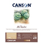 Бумага для пастели Canson Mi-Teintes, склейка, 160 гр/м2, 24 x 32 см, 20 листов, коричневый