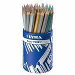 Набор карандашей цветных Lyra Super Ferby Metallic, лакированные, 36 цветов, в стакане